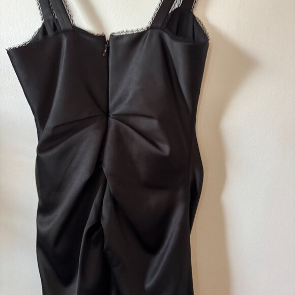 BCBGMazazria Black Cocktail Dress - Picture 4 of 9